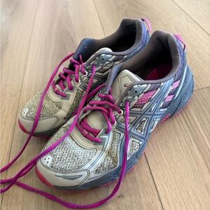 Asics Women's Athletic Shoes - Gray and Pink